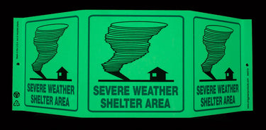 ZING Eco Safety TriView Sign, 7.5x20- Model 3057G